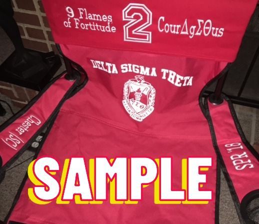 Delta Sigma Theta (Custom Lawn Chair)