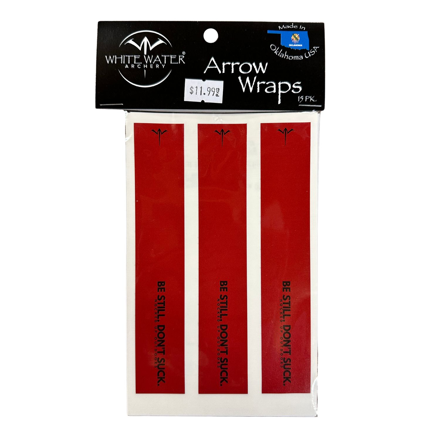 WhiteWater Arrow Wraps - Matte BSDS, Color: Red
