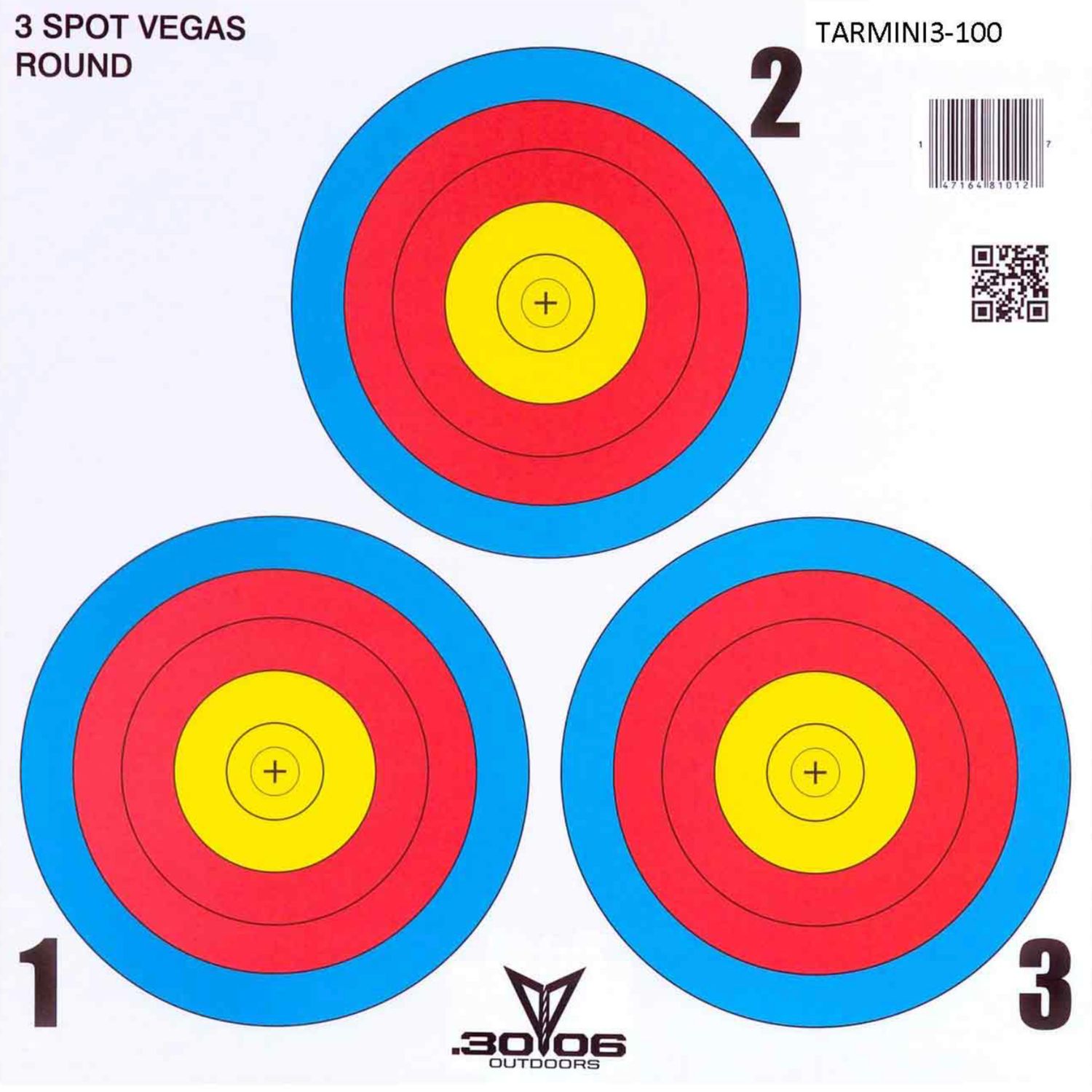 Paper Target, Style: Vegas 3-spot