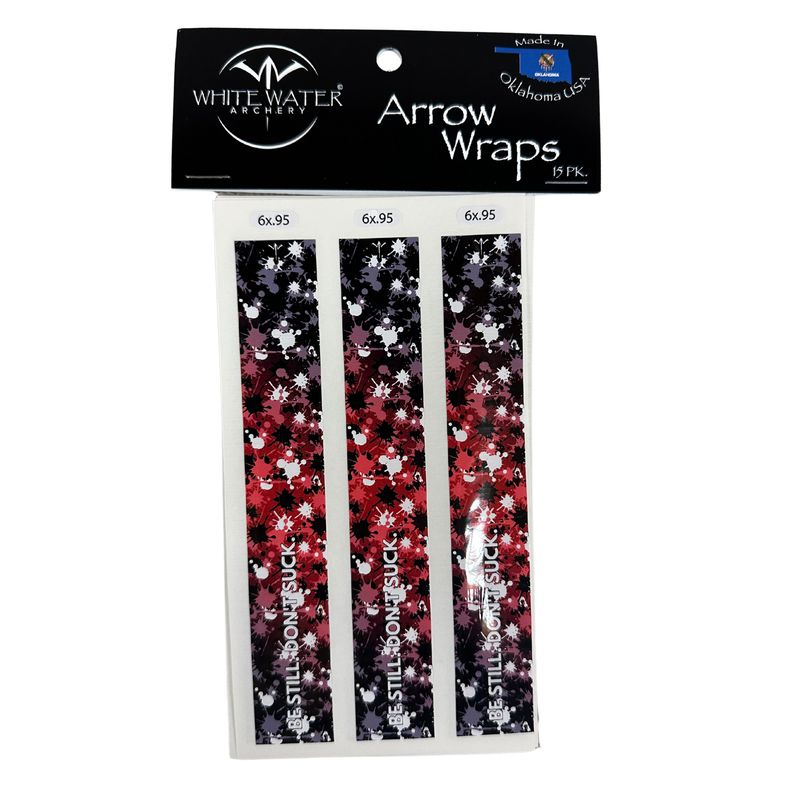 Whitewater Arrow Wraps - Paint Splatter
