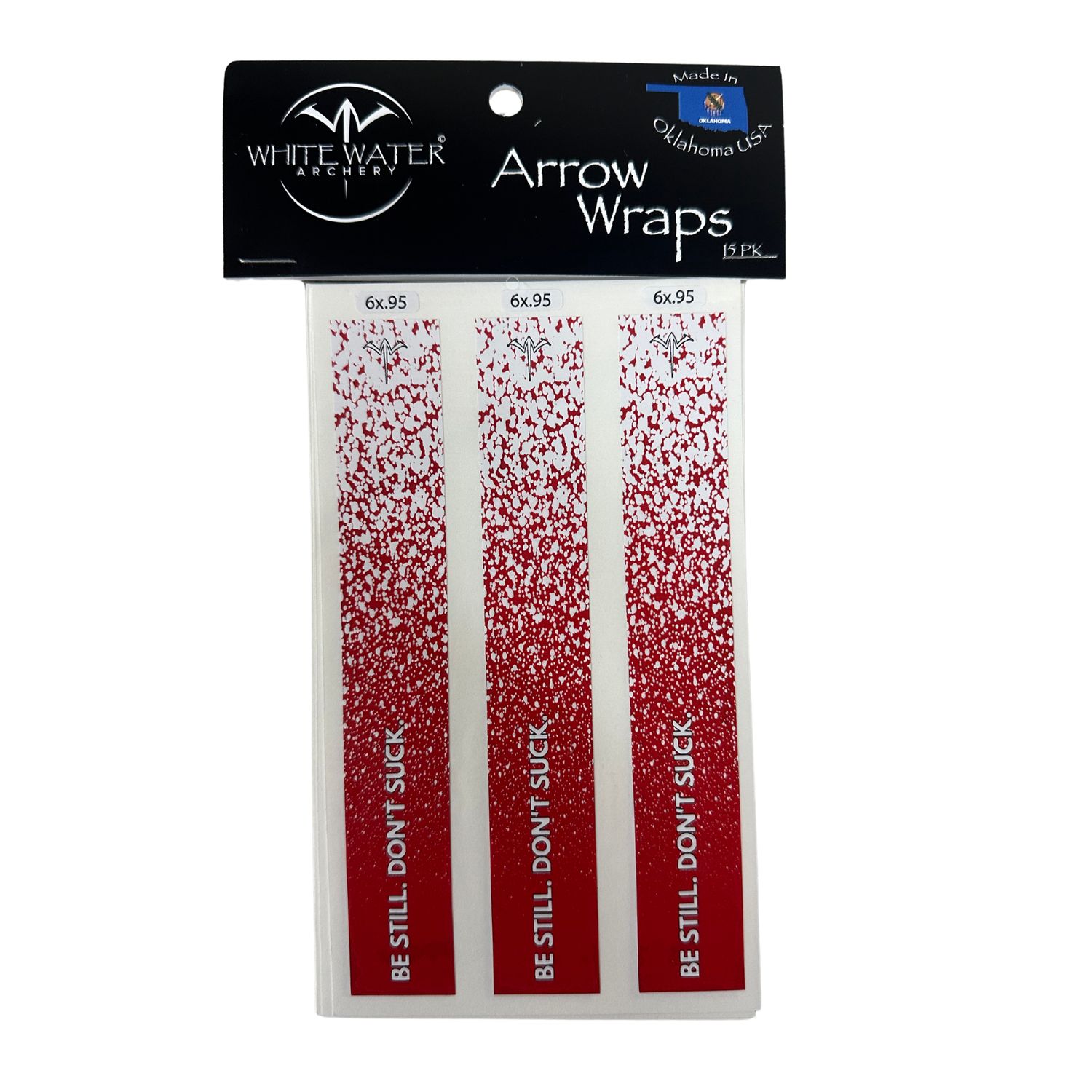 Whitewater Arrow Wraps - Spray Paint, Color: Red, Size: .85