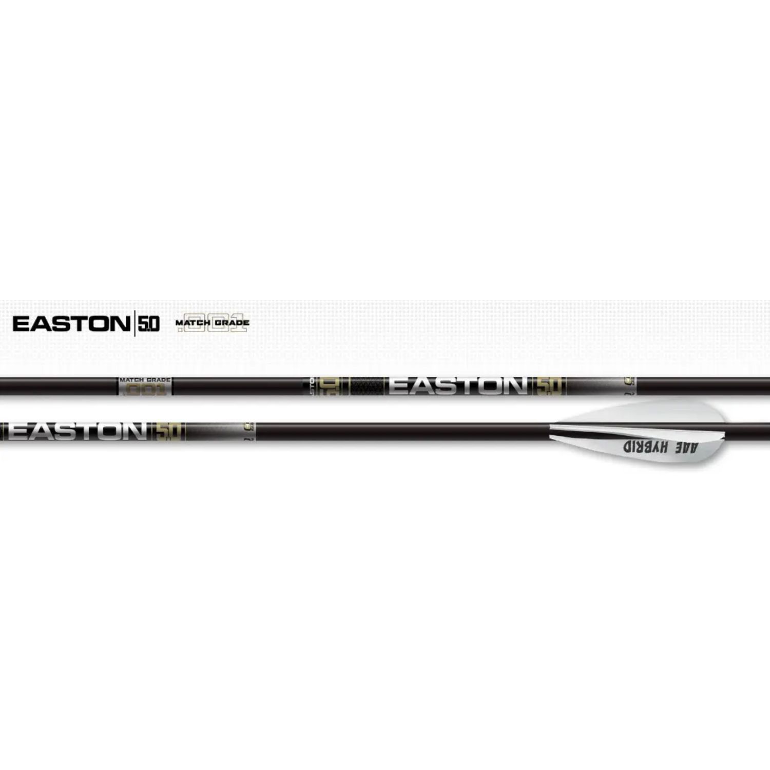 Easton 5.0 Match Grade Arrows, Spine: 300