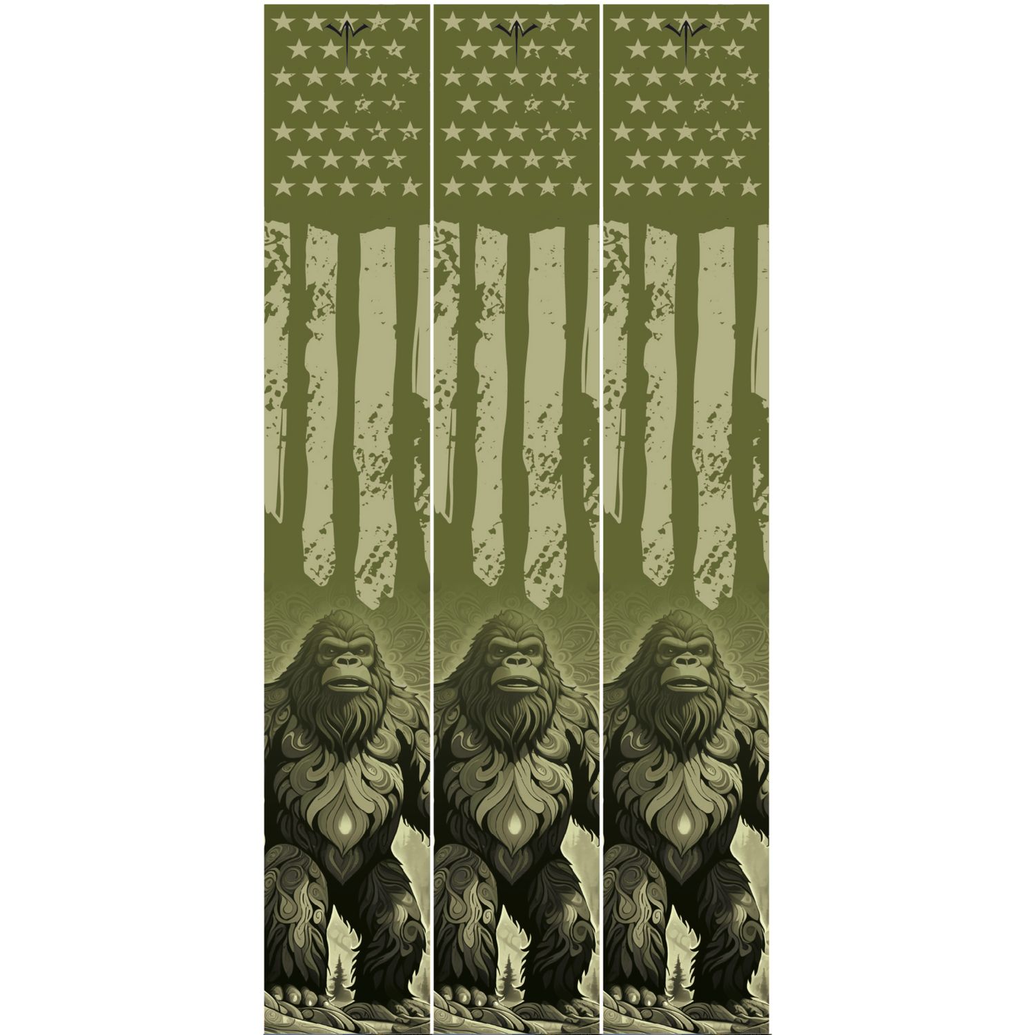 Whitewater Arrow Wraps - Squatch, Color: Army Green, Size: 5mm