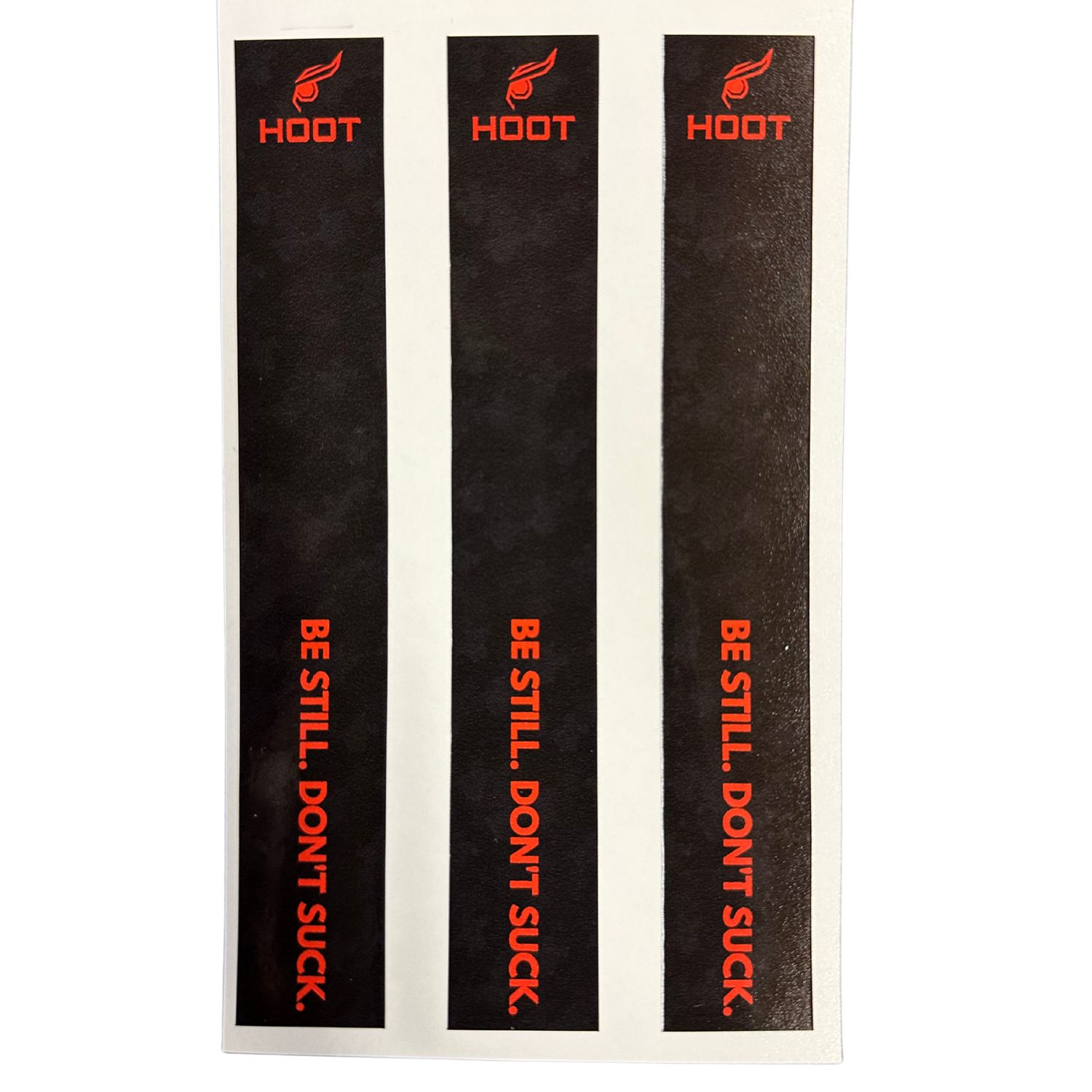 WhiteWater Arrow Wraps - HOOT, Color: Black, Size: 6mm