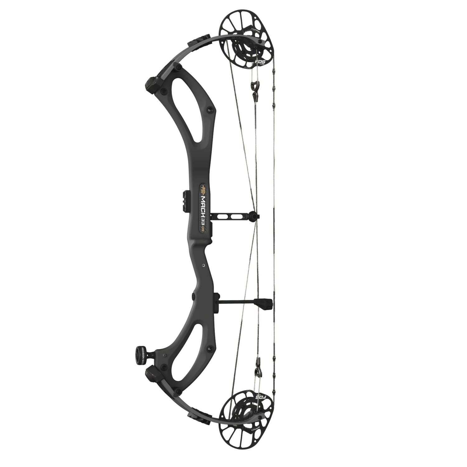 PSE Mach 33 FDS, Color: Charcoal, Orientation: RH, Poundage: 70