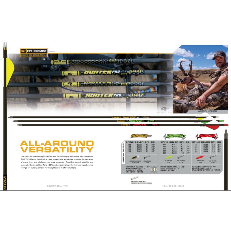 Gold Tip Hunter XT Arrows
