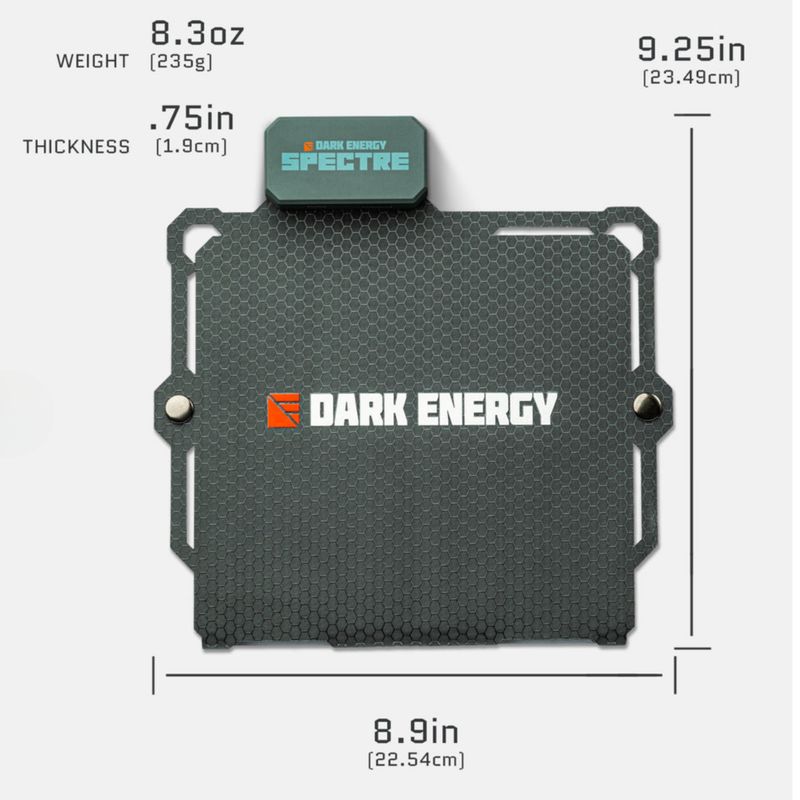 Dark Energy Spectre 8W Solar Panel