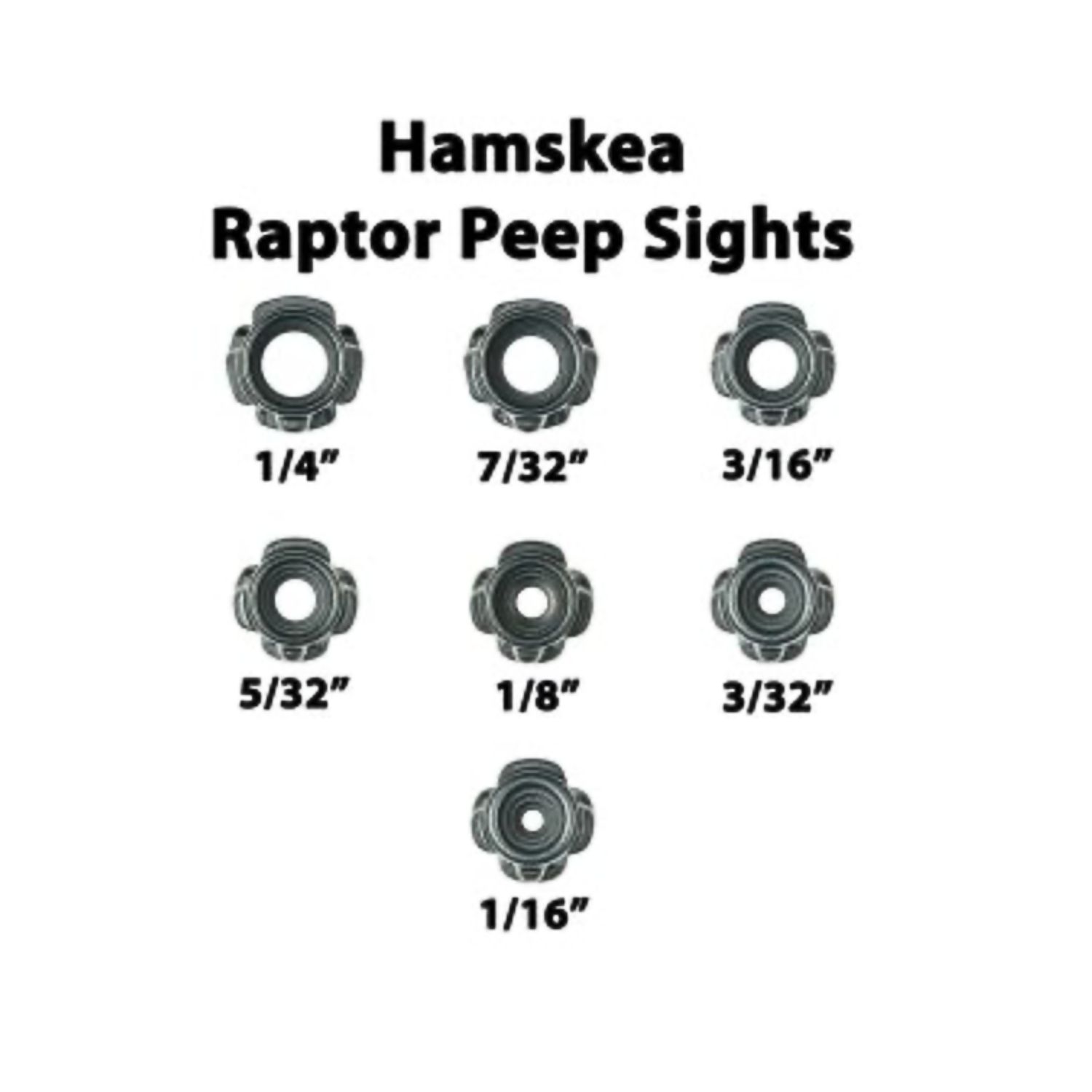 Hamskea Raptor Peep, Size: 1/4