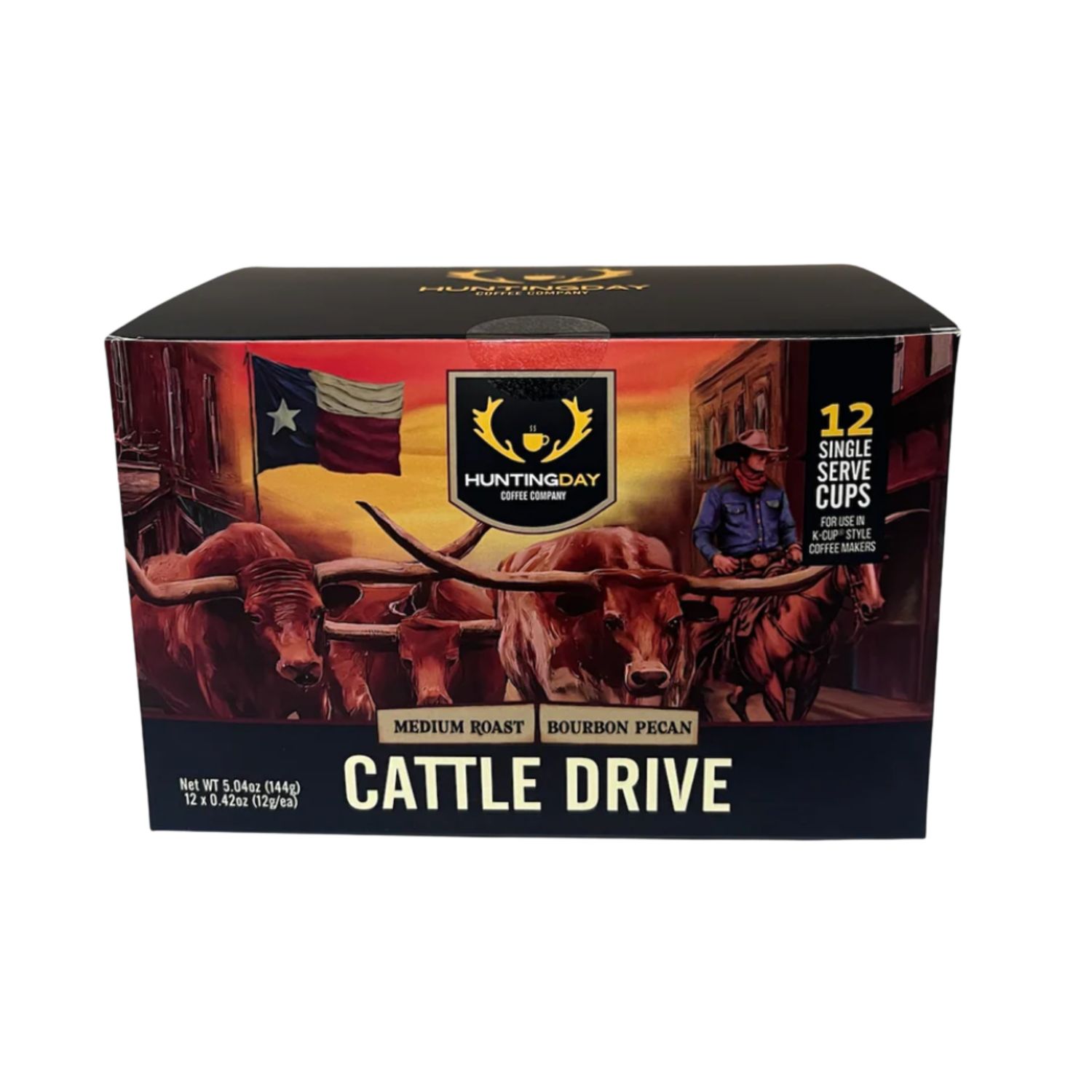 Hunting Day Coffee Pods, Style: Cattle Drive