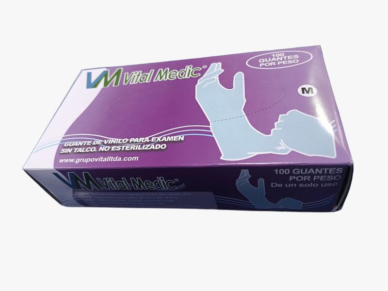Guante de vinilo caja por 50 pares