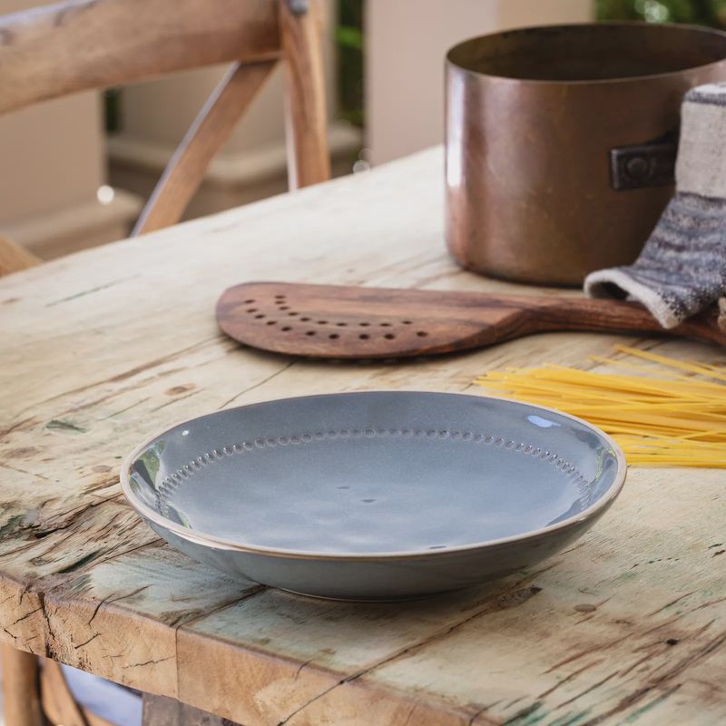 Legbar Blue Pasta Bowl