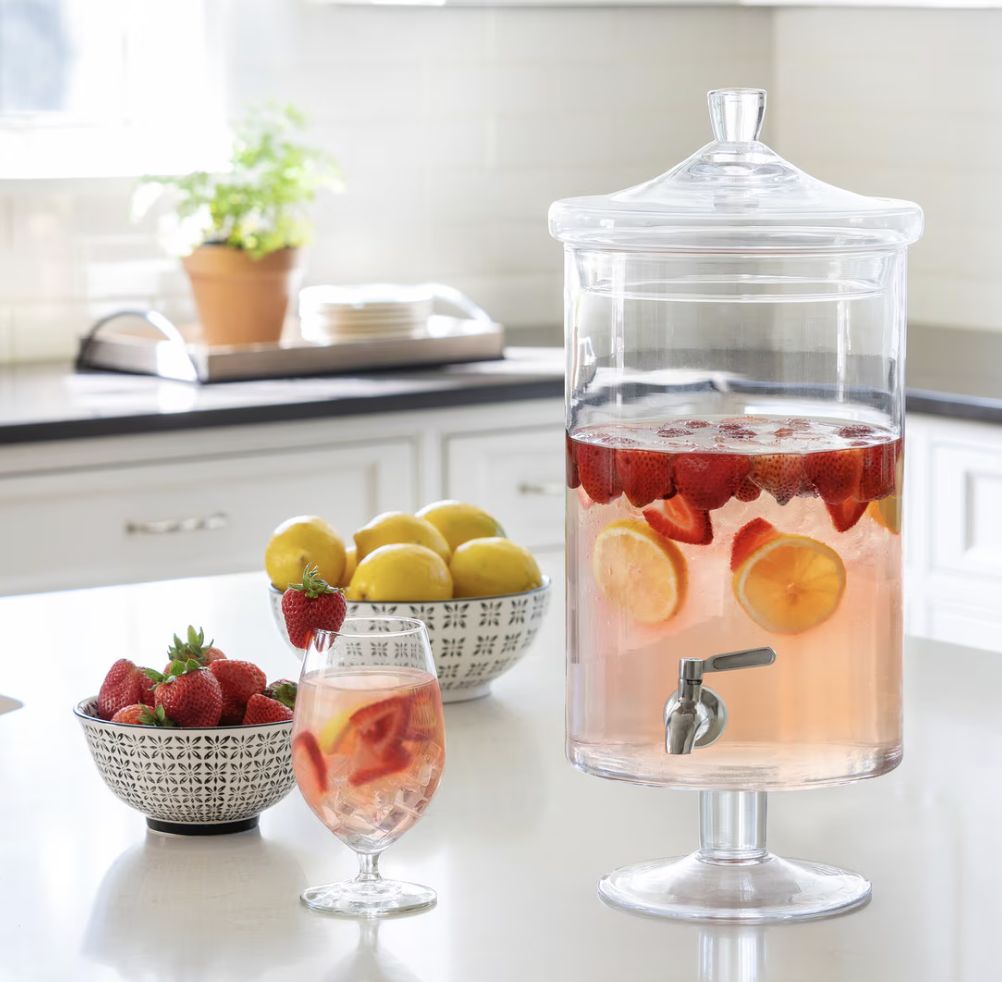 Crystal Beverage Dispenser - 8 Quart