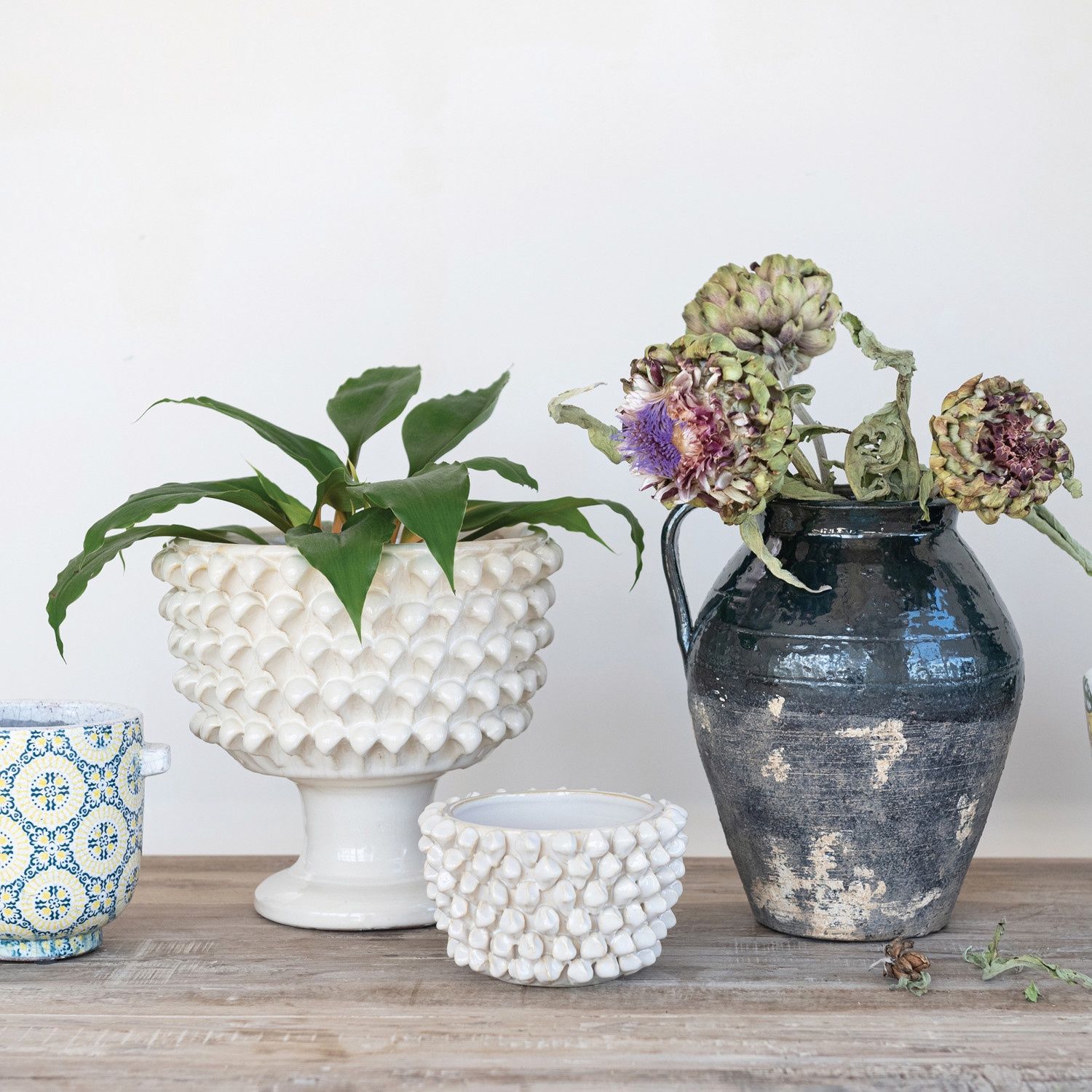 Decorative Terra-cotta Vase