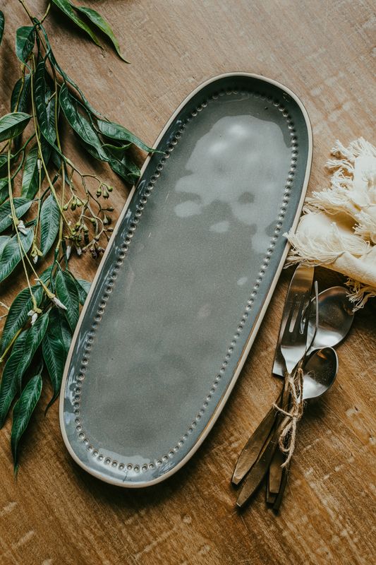 Legbar Blue Serving Platter