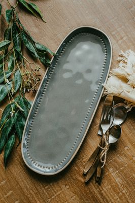 Legbar Blue Serving Platter