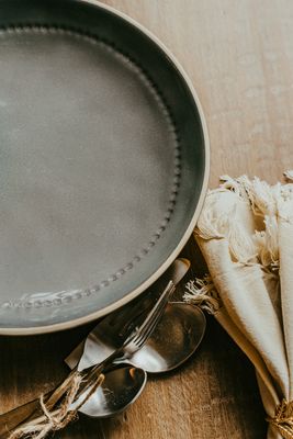 Legbar Blue Pasta Bowl