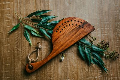 Wooden Pasta Pot Strainer