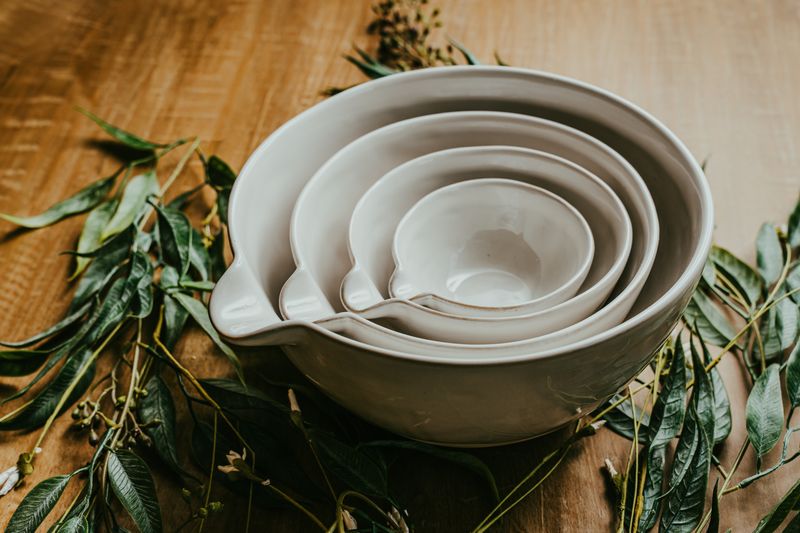 Stoneware Batter Bowl Set