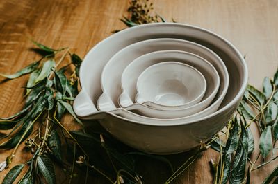 Stoneware Batter Bowl Set