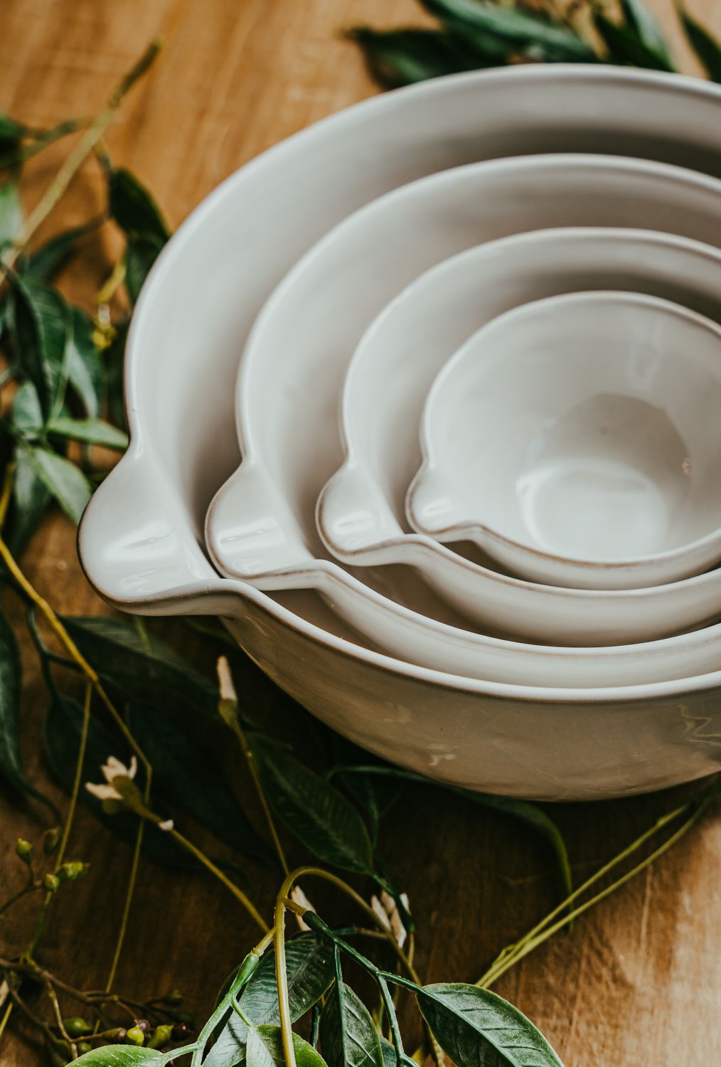 Stoneware Batter Bowl Set