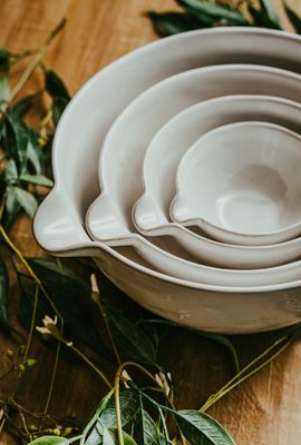 Stoneware Batter Bowl Set