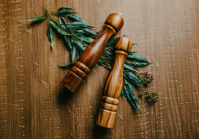Acacia Wood Salt &amp; Pepper Mill - Set of 2