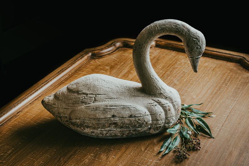Garden Swan Sculpture