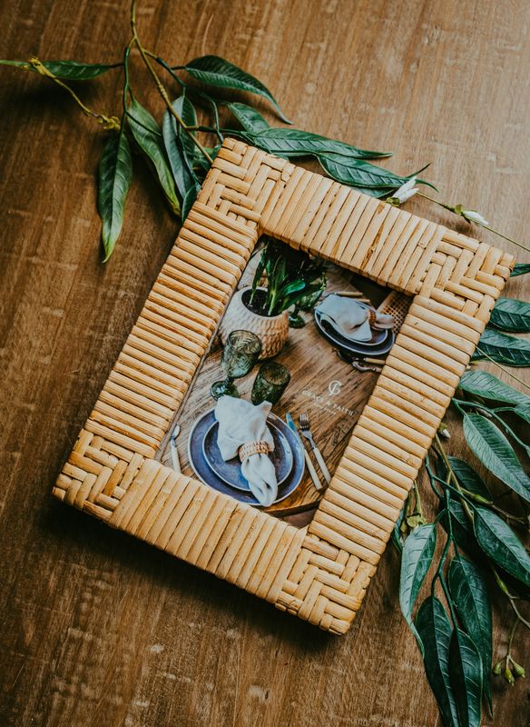 Rattan Photo Frame 4x6