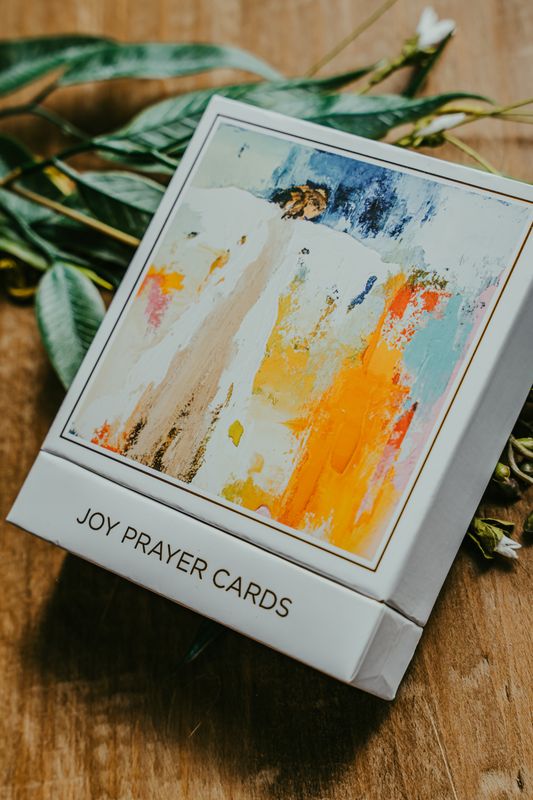 Joy Prayer Card Box