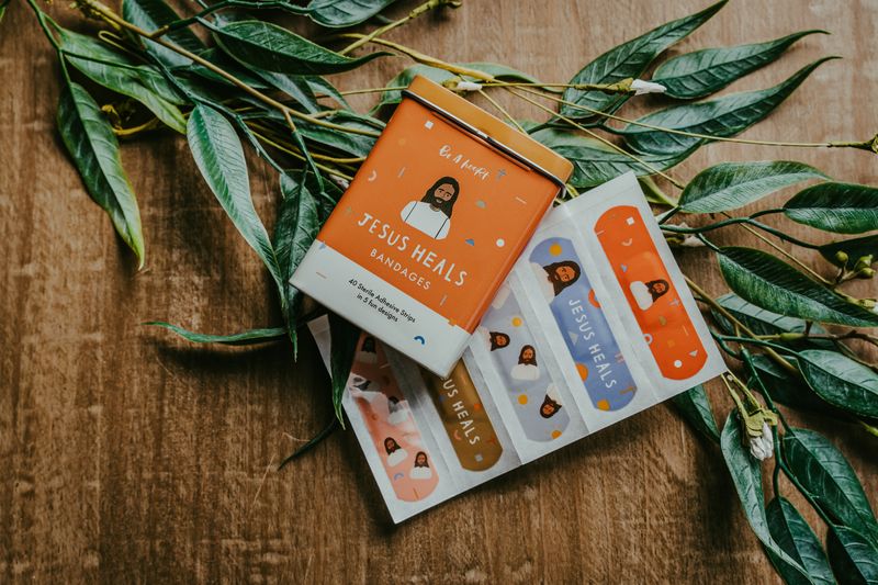 Jesus Heals Bandages