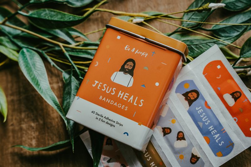 Jesus Heals Bandages