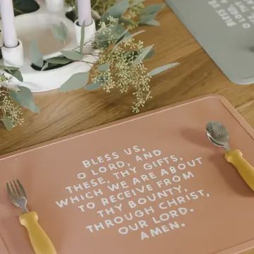 Meal Blessing Silicone Placemat