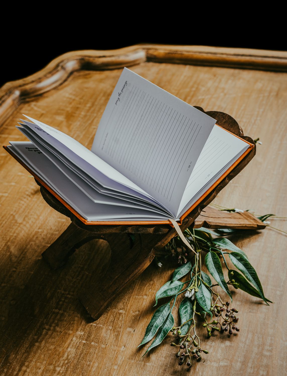 Reclaimed Wood Book Holder