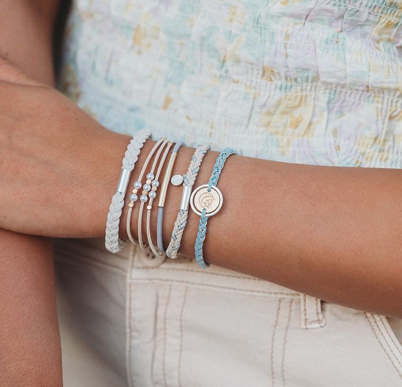 "Wonder" Moon &amp; Stars Hair Tie Bracelets