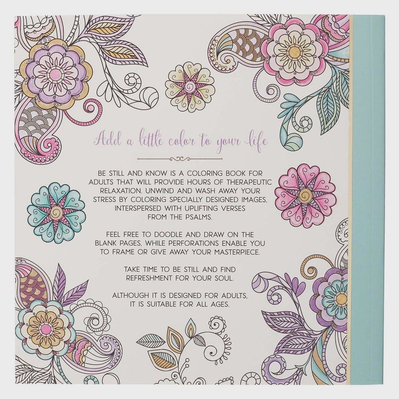 Be Still &amp; Know Coloring Book