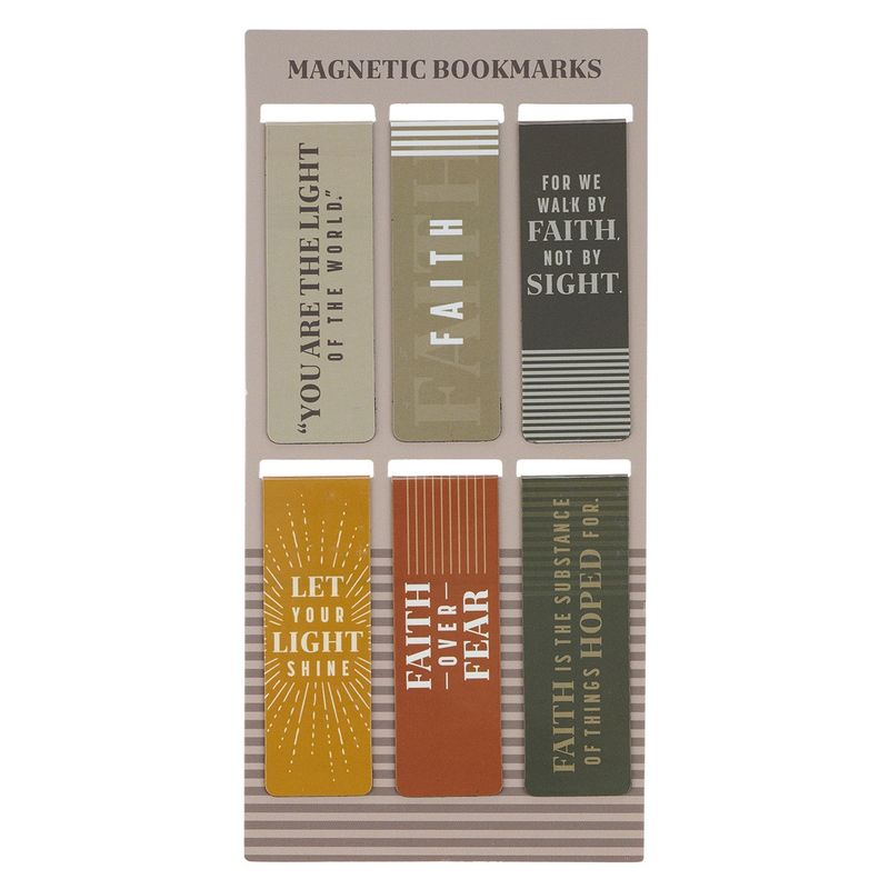 Magnetic Bookmark Set - Faith Over Fear