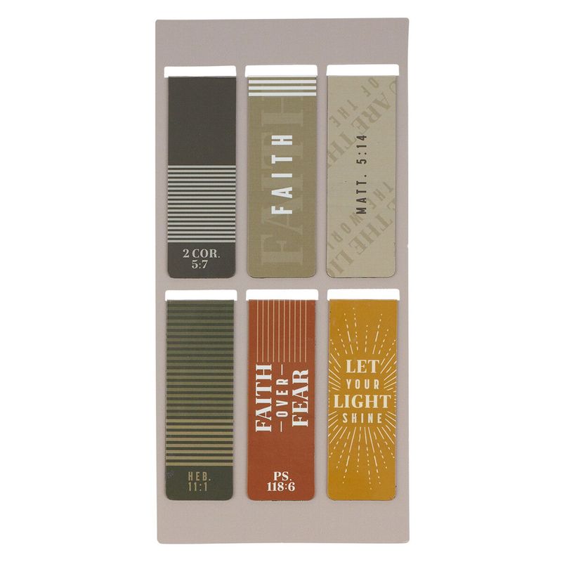 Magnetic Bookmark Set - Faith Over Fear