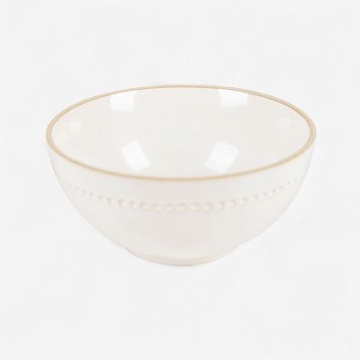 Isabella White Soup Bowl