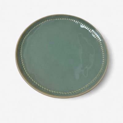 Araucana Green 10" Dinner Plate