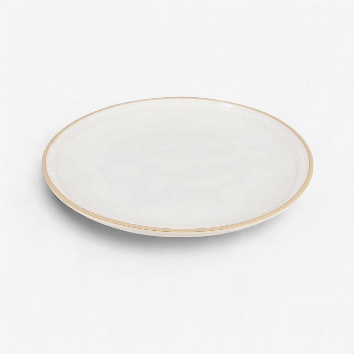 Isabella White 10" Dinner Plate