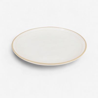 Isabella White 10" Dinner Plate
