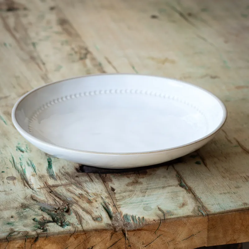 Isabella White Pasta Bowl