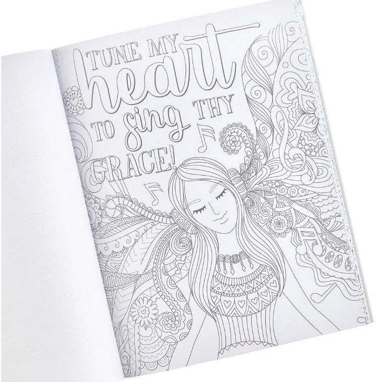 Coloring Book Where Love Blooms