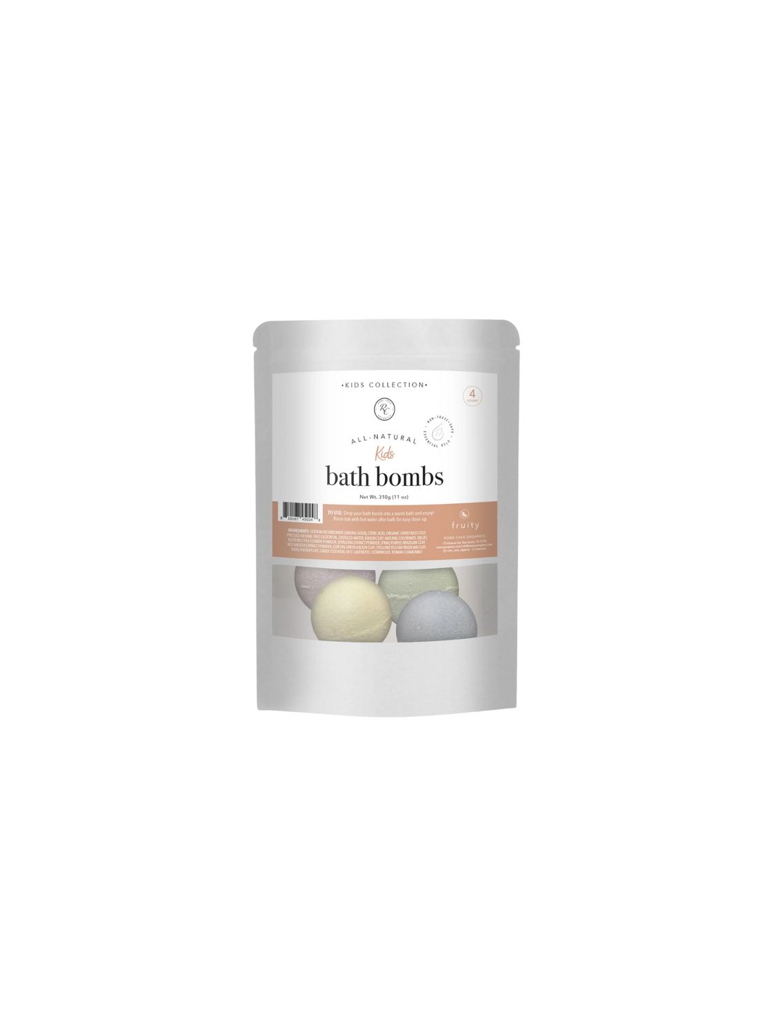 Kids Bath Bombs - Set of 4