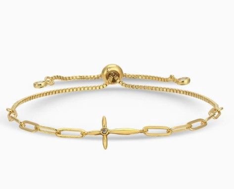 Delicate Cross Pulley Bracelet