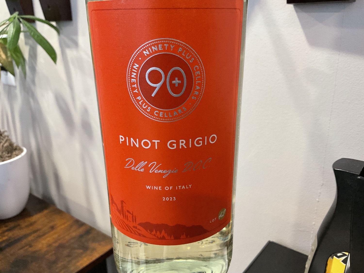 90+ LOT 42 PINOT GRIGIO 750ML