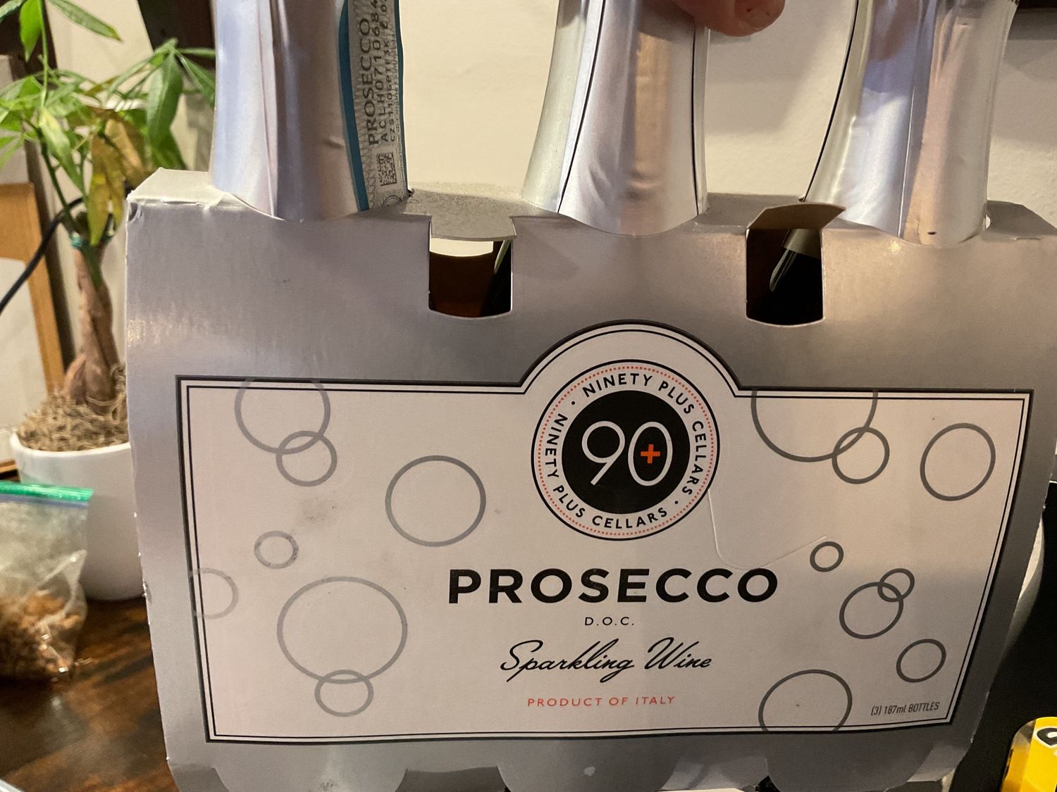 90+ CELLARS PROSECCO 187ml 3pk