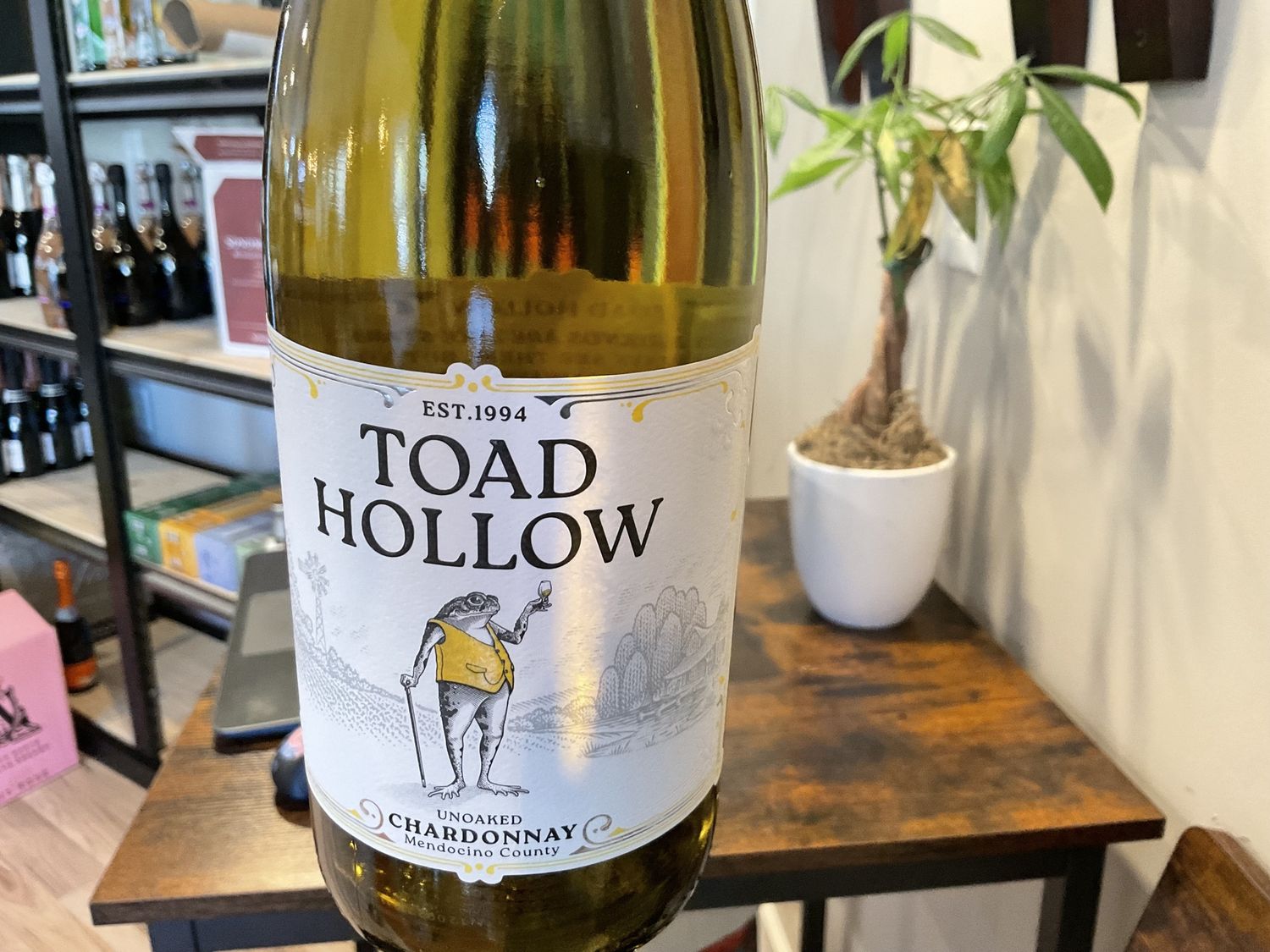 TOAD HOLLOW UNOAKED CHARD 750ML