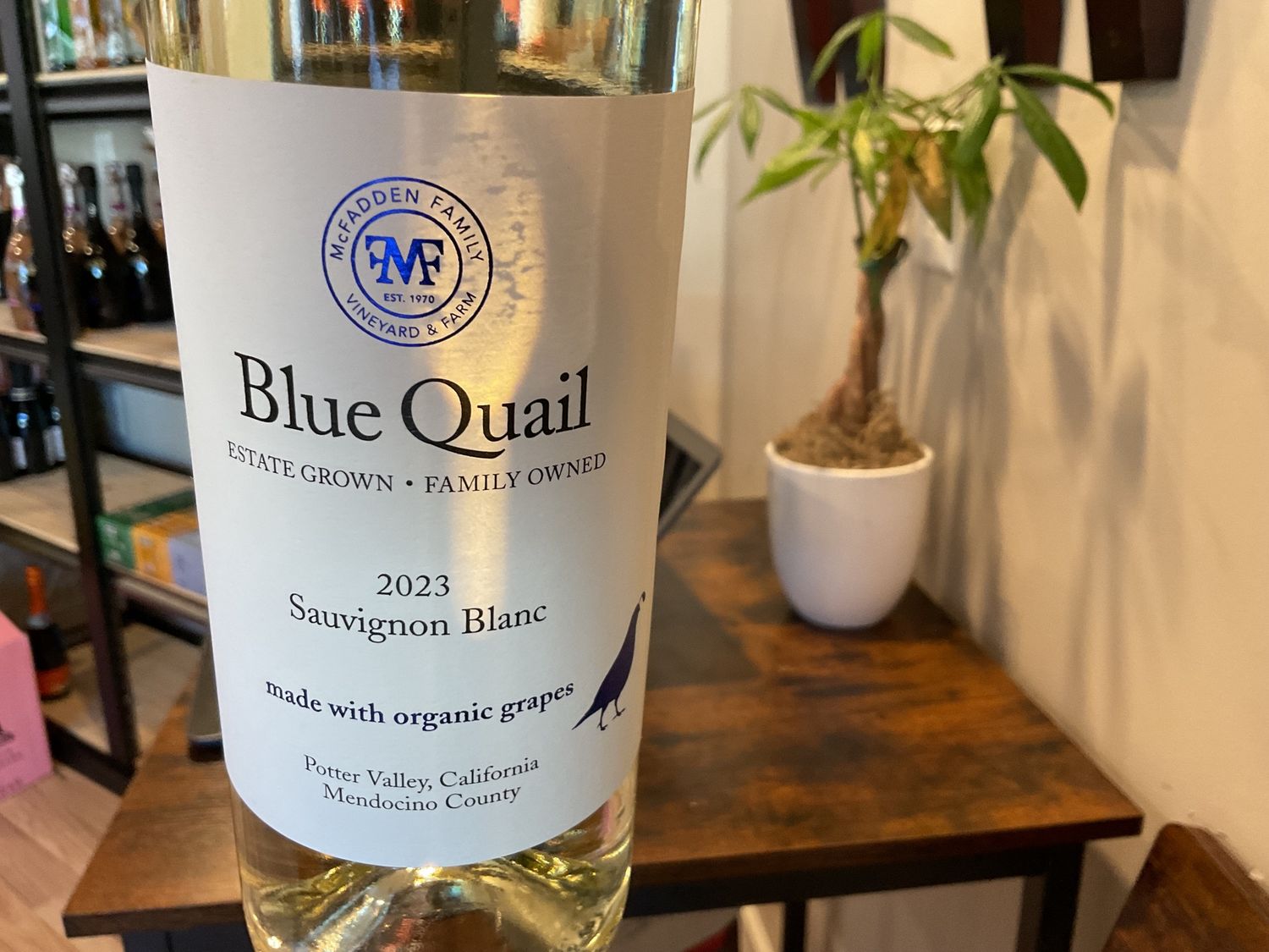 BLUE QUAIL SAUVIGNON BLANC 750ml
