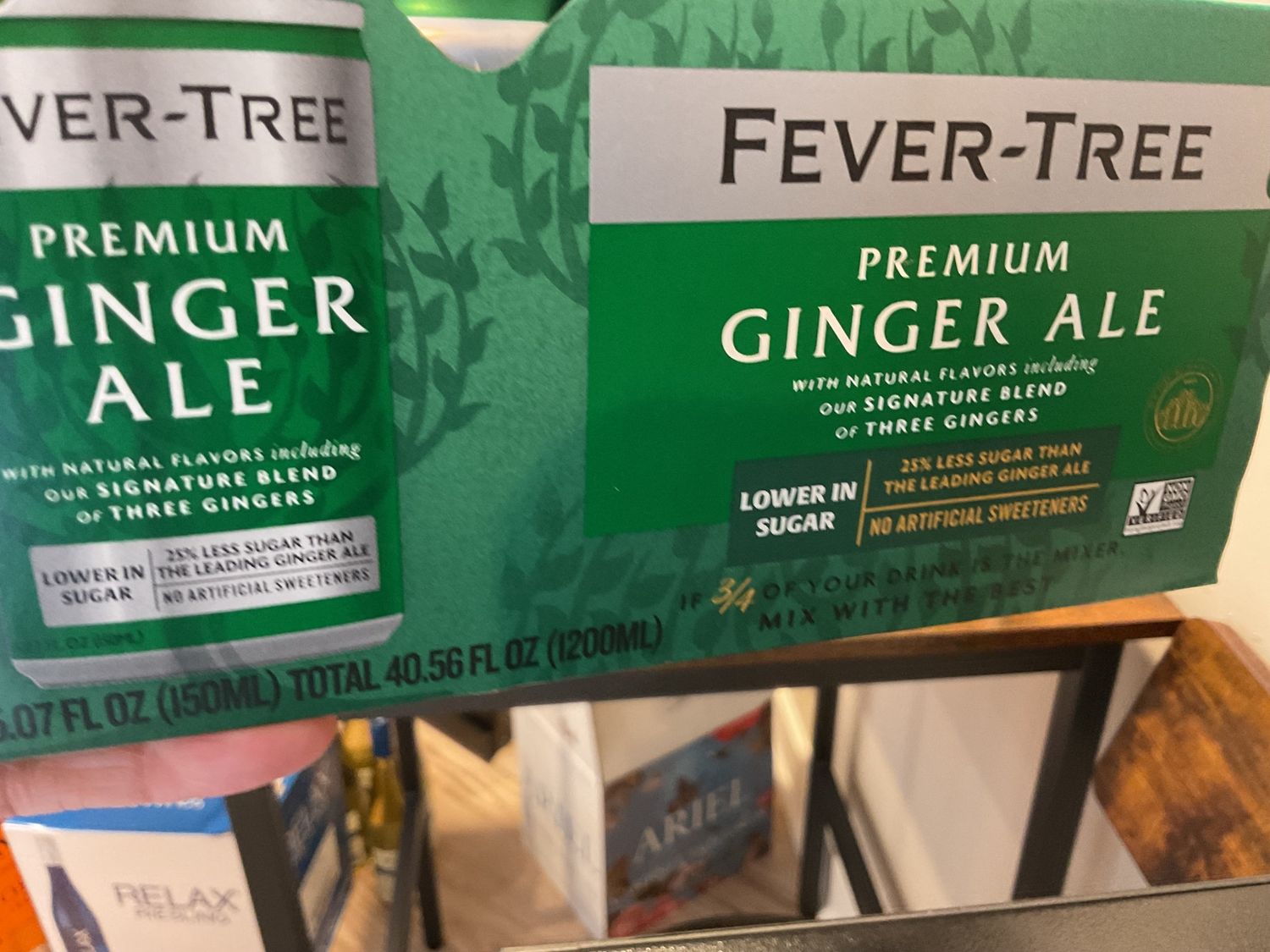 FEVER TREE GINGER ALE 8 pk